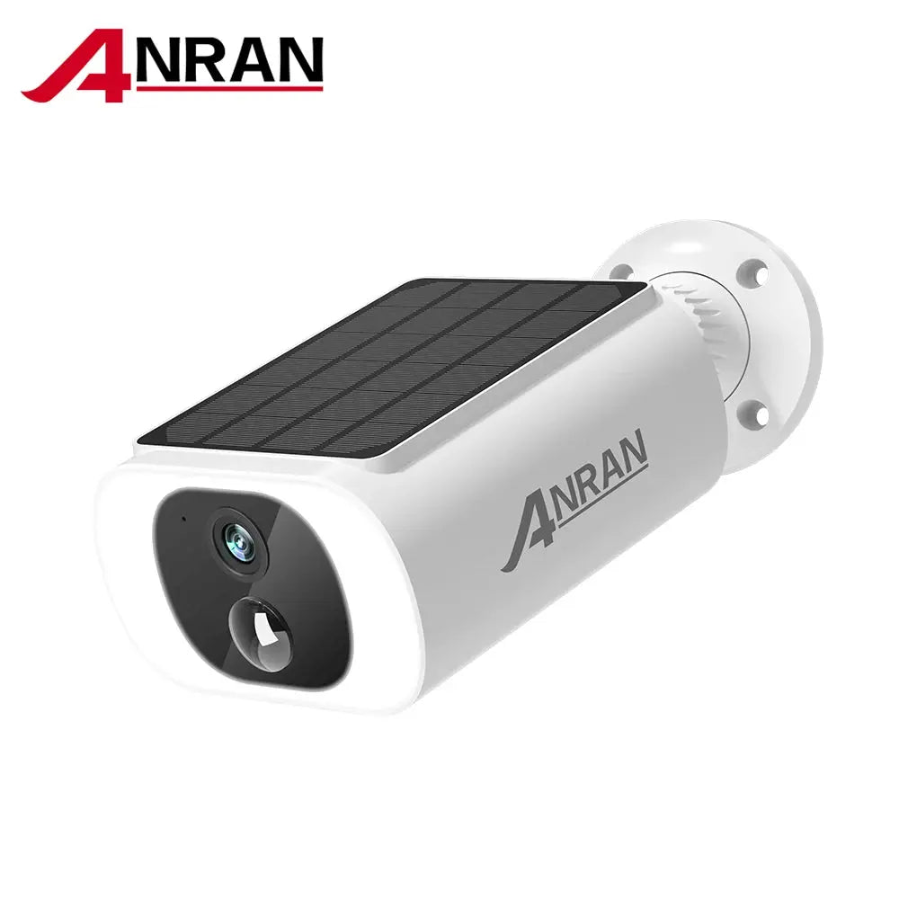 ANRAN 2K Solar Security Camera 3MP Outdoor Wireless 2.4G WIFI Camera Battery Camera Floodlight Color Night Vision Can't Add NVR Best industry