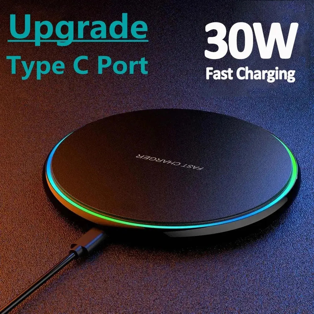 Chargeur sans fil rapide Qi – Compatible iPhone, Samsung, Xiaomi – 15W – Design compact Best industry
