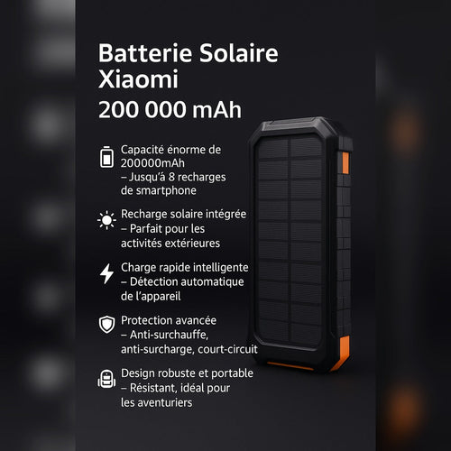 Batterie d'alimentation Solaire Xiaomi Nexoro